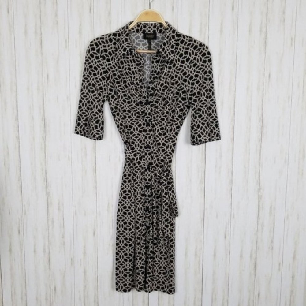 Laundry by Shelli Segal Printed Button Down Dress